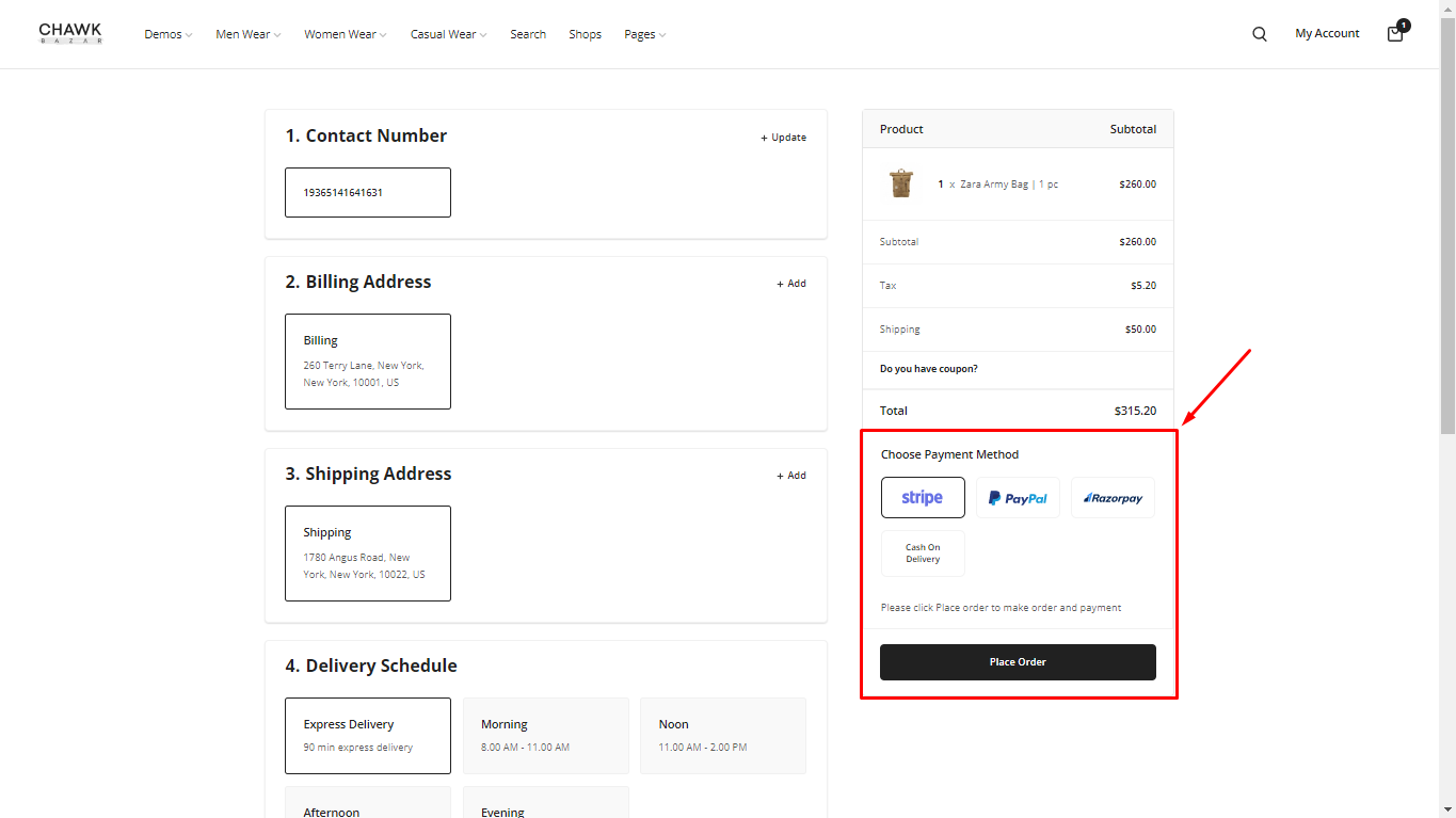 multi-payment-before-placeorder
